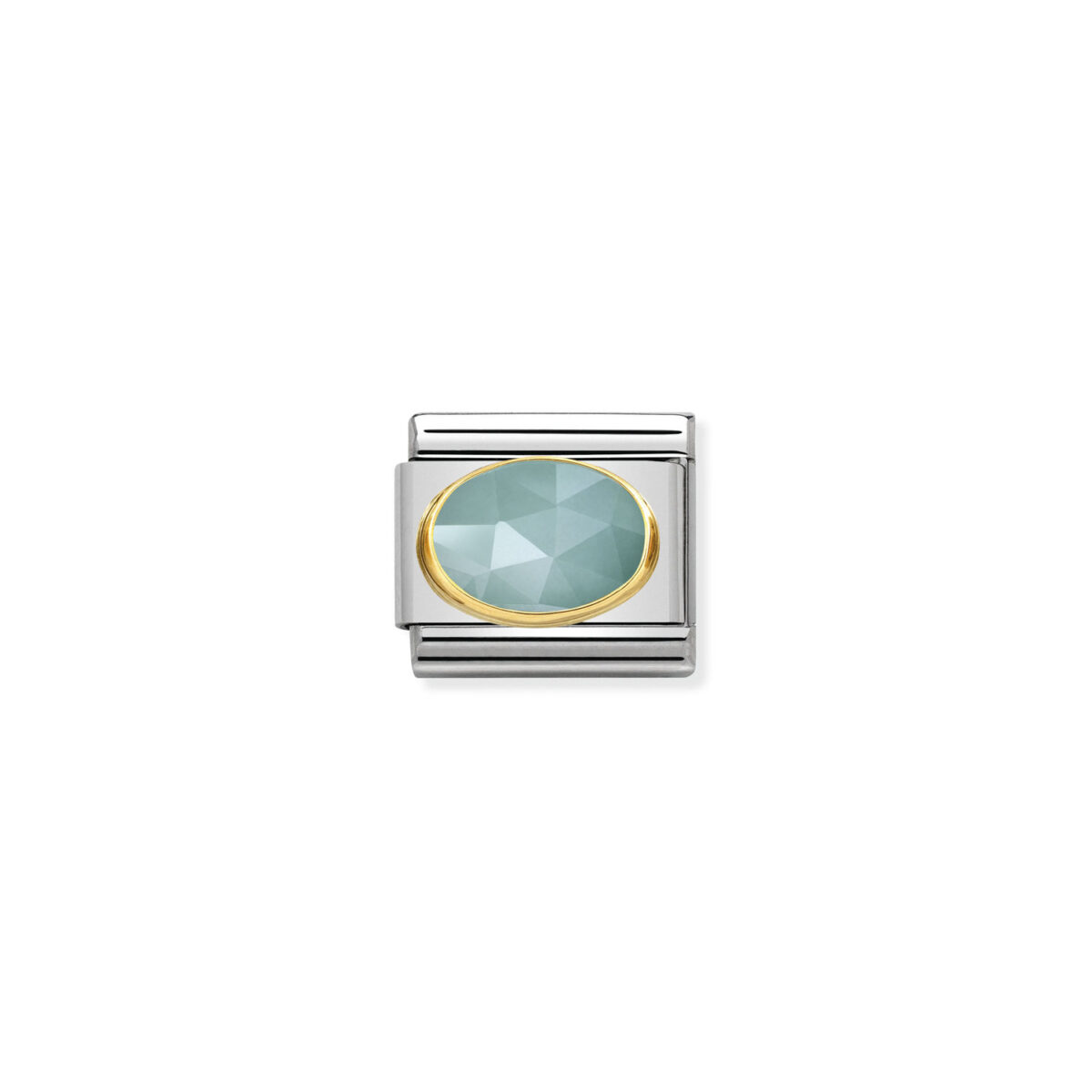 Jewellers - Nomination Composable Classic Link Light Blue faceted Jade