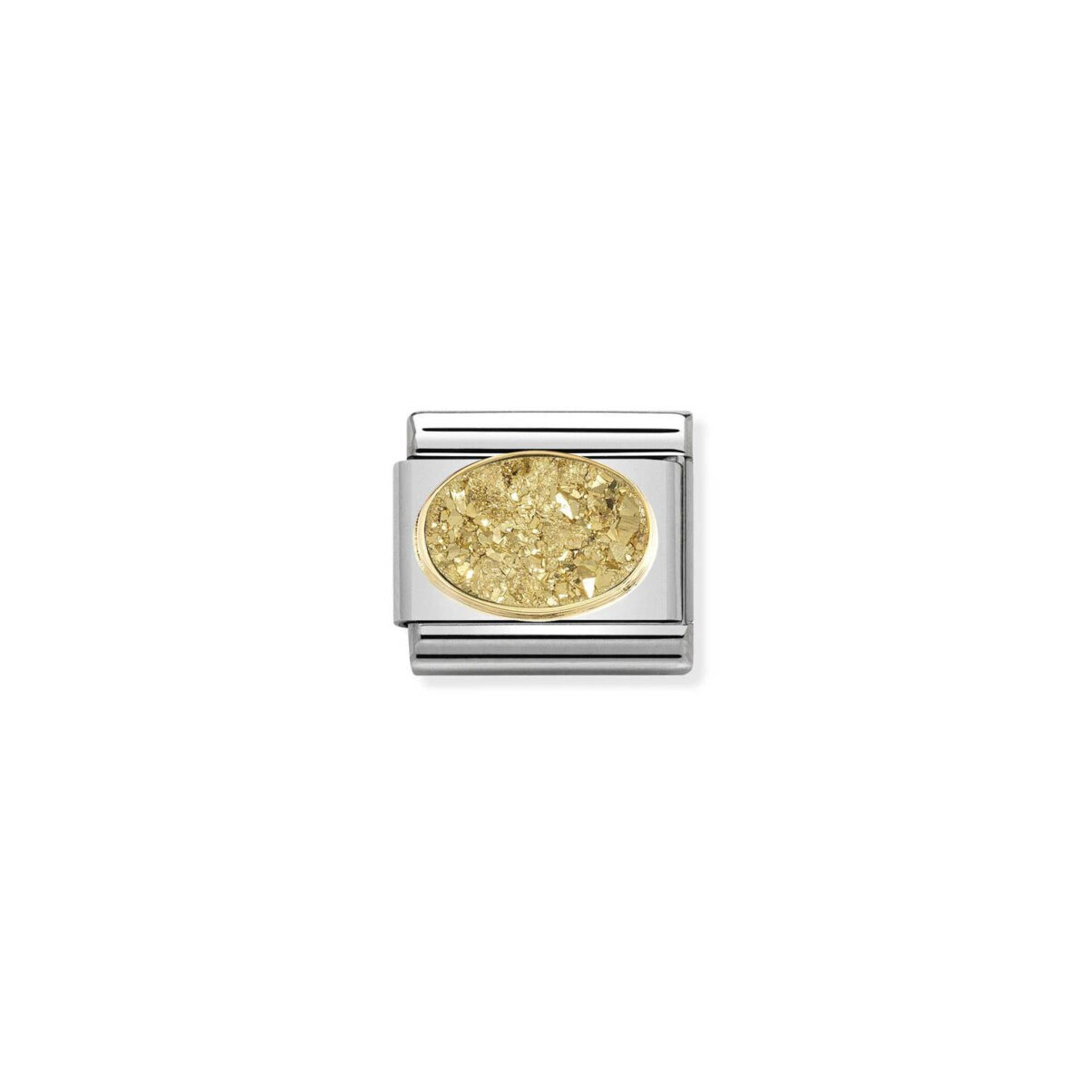Jewellers - Nomination Composable Classic Link Agate Drusie Gold Dust