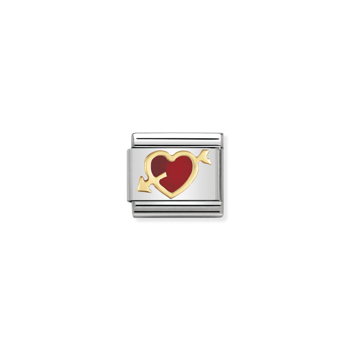 Jewellers - Nomination Composable Classic Link Red Heart with Arrow