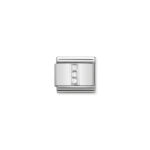 Nomination Composable Classic Link Letter I with CZ