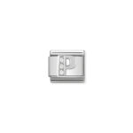 Nomination Composable Classic Link Letter P with CZ