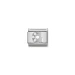 Nomination Composable Classic Link Letter G with CZ