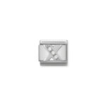 Nomination Composable Classic Unisex Link Letter X with CZ