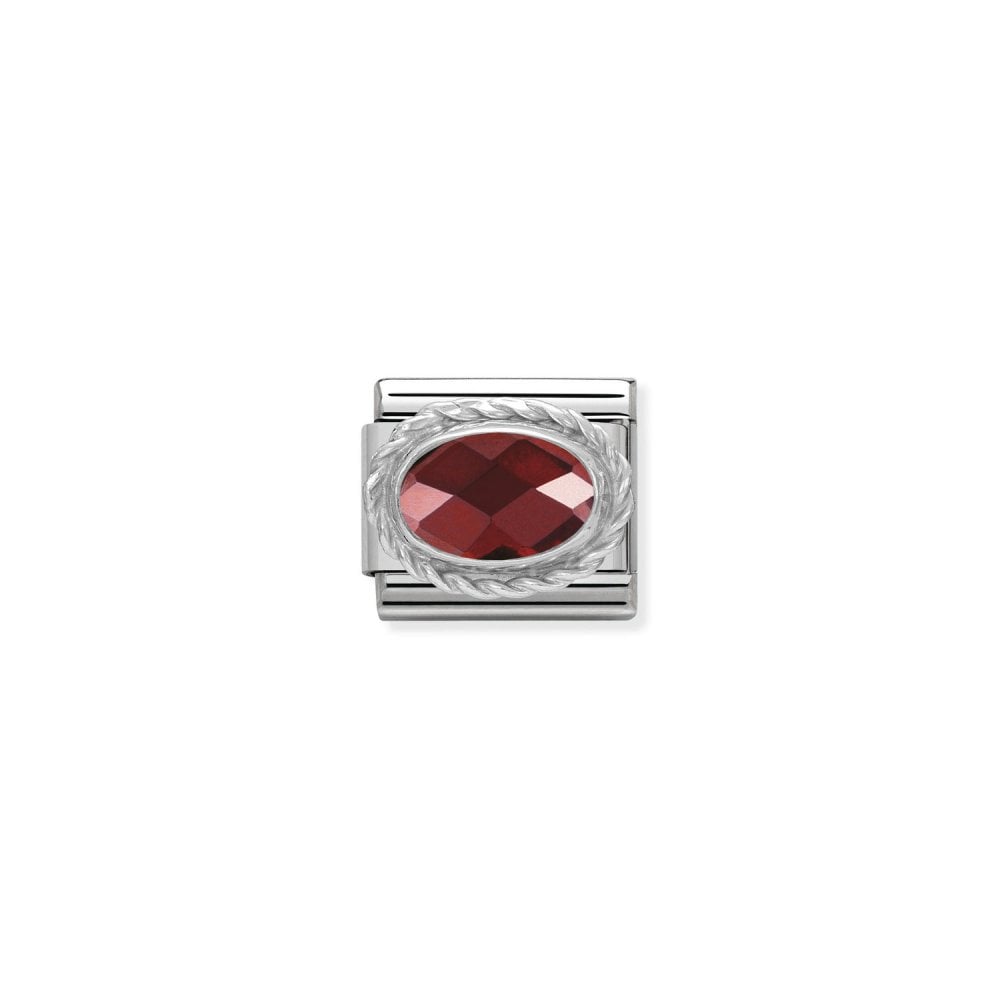 Jewellers - Nomination Composable Classic Link Oval Red CZ