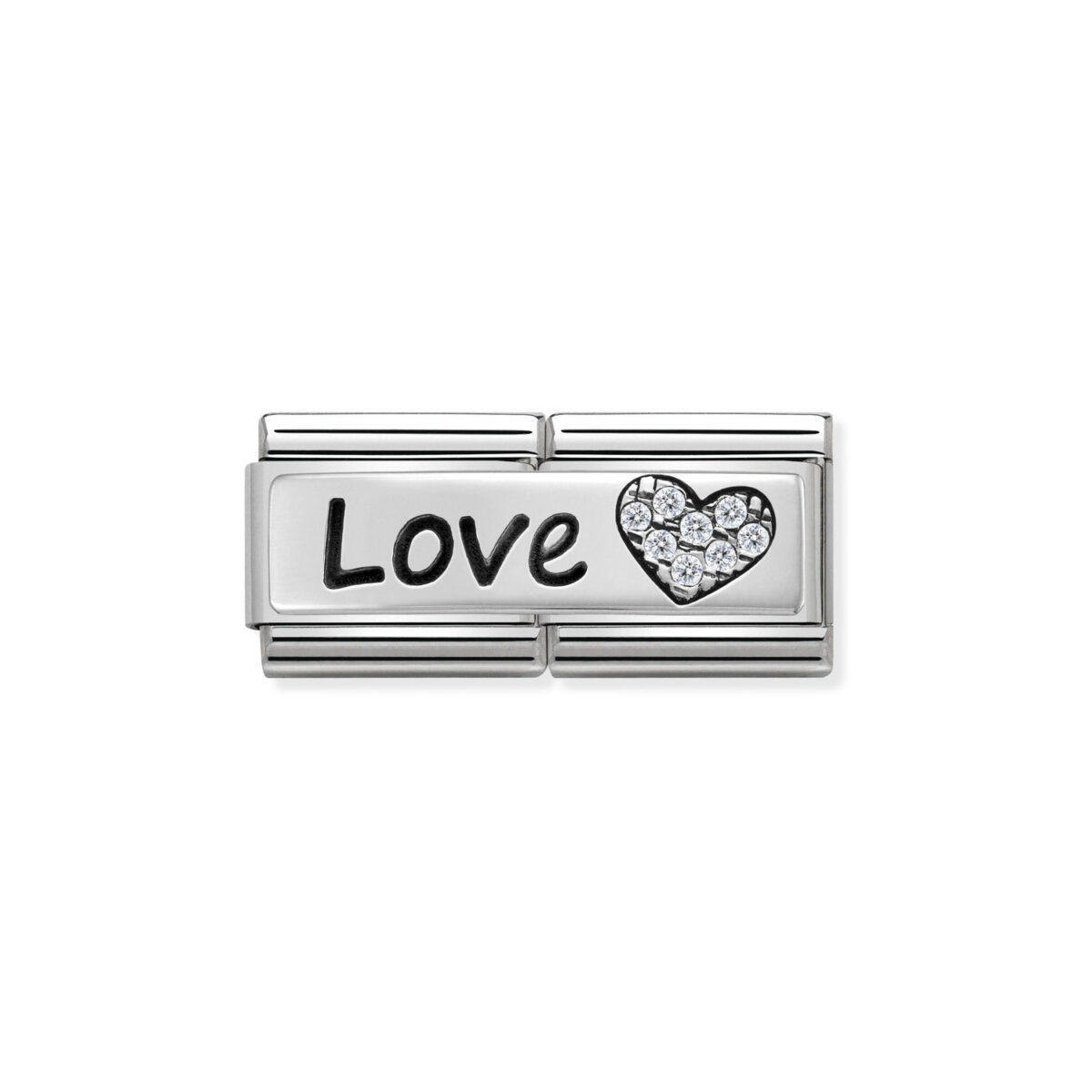 Jewellers - Nomination Composable Classic Link Love and Heart double link