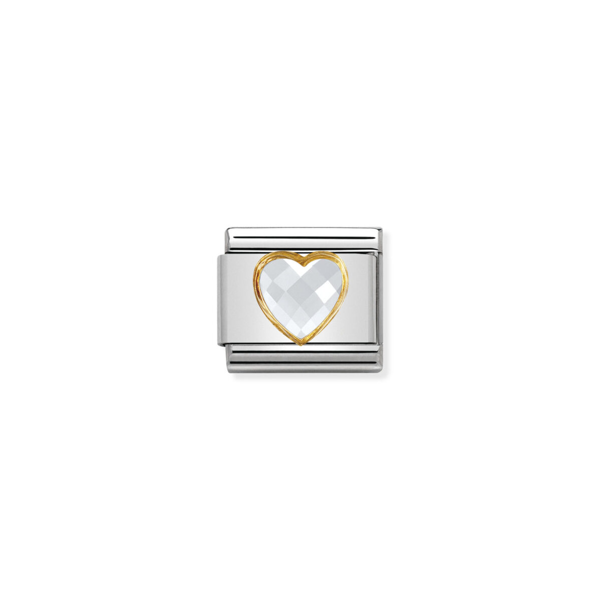 Jewellers - Nomination Composable Classic Link White Heart