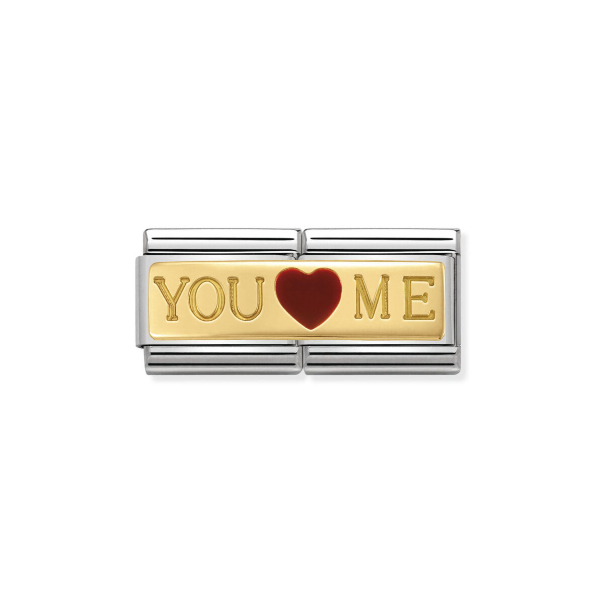 Jewellers - Nomination Composable Classic Link Double Engraved-You And Me