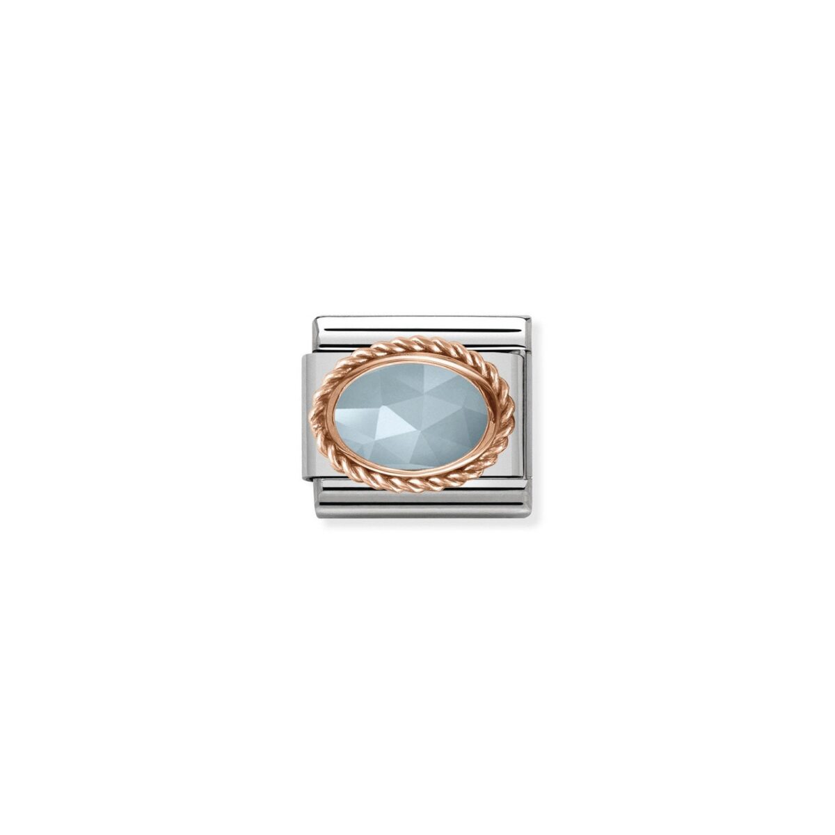 Jewellers - Nomination Composable Classic Unisex Link Milky Aquamarine