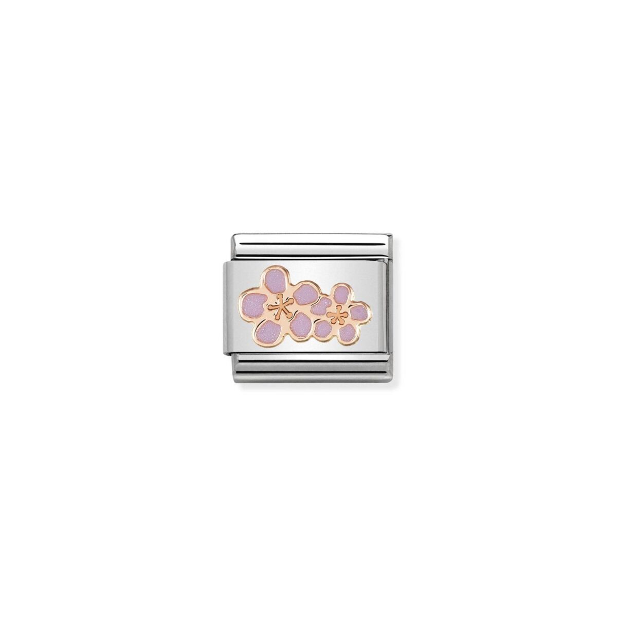Jewellers - Nomination Composable Classic Link Peach Flowers