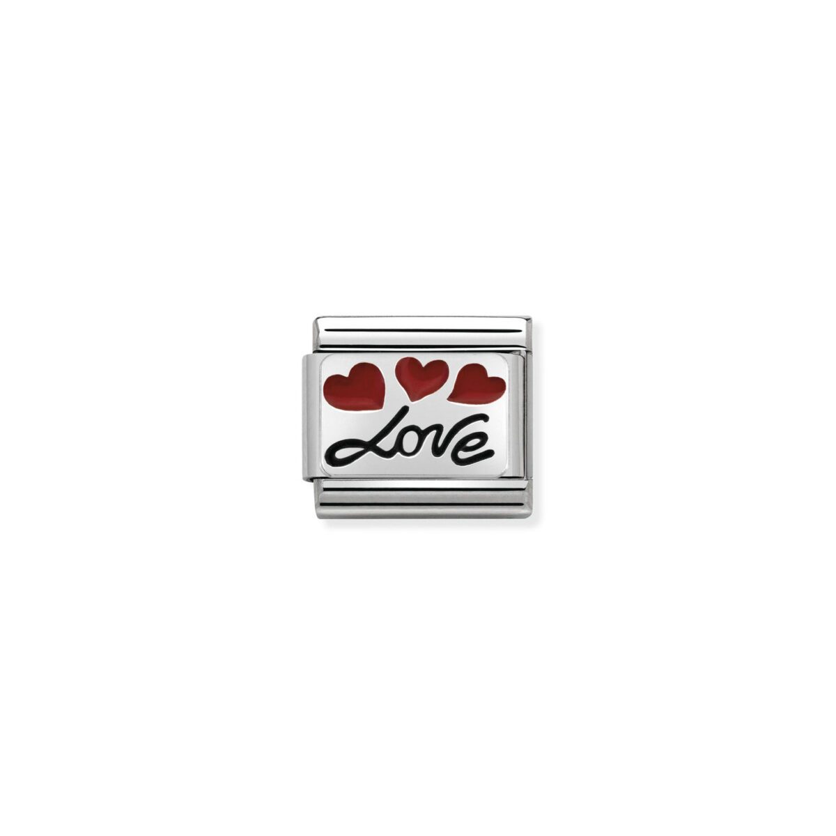 Jewellers - Nomination Composable Classic Link Love with Hearts