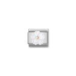 Nomination Composable Classic Link Mother of Pearl Flower