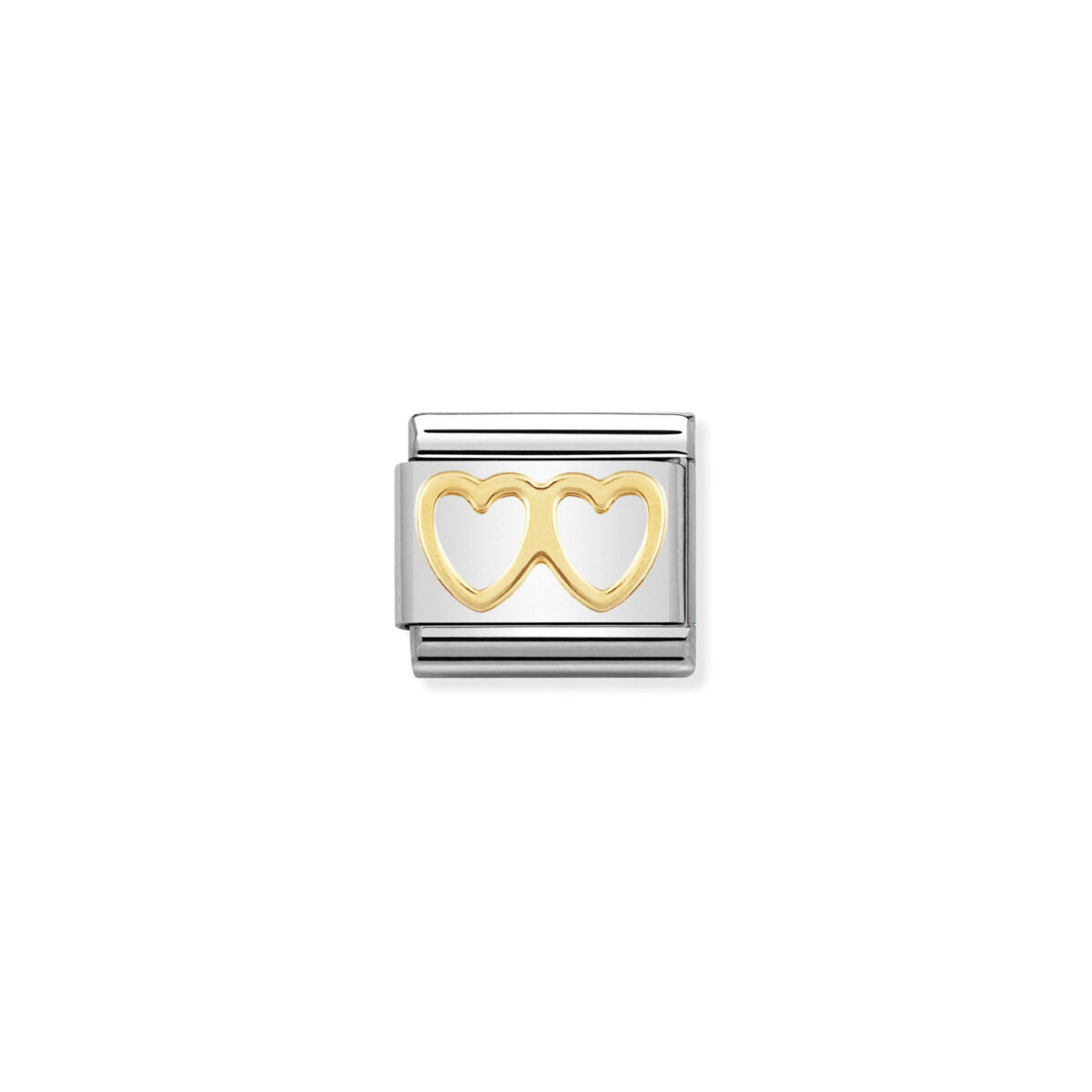 Jewellers - Nomination Composable Classic Link Double Heart
