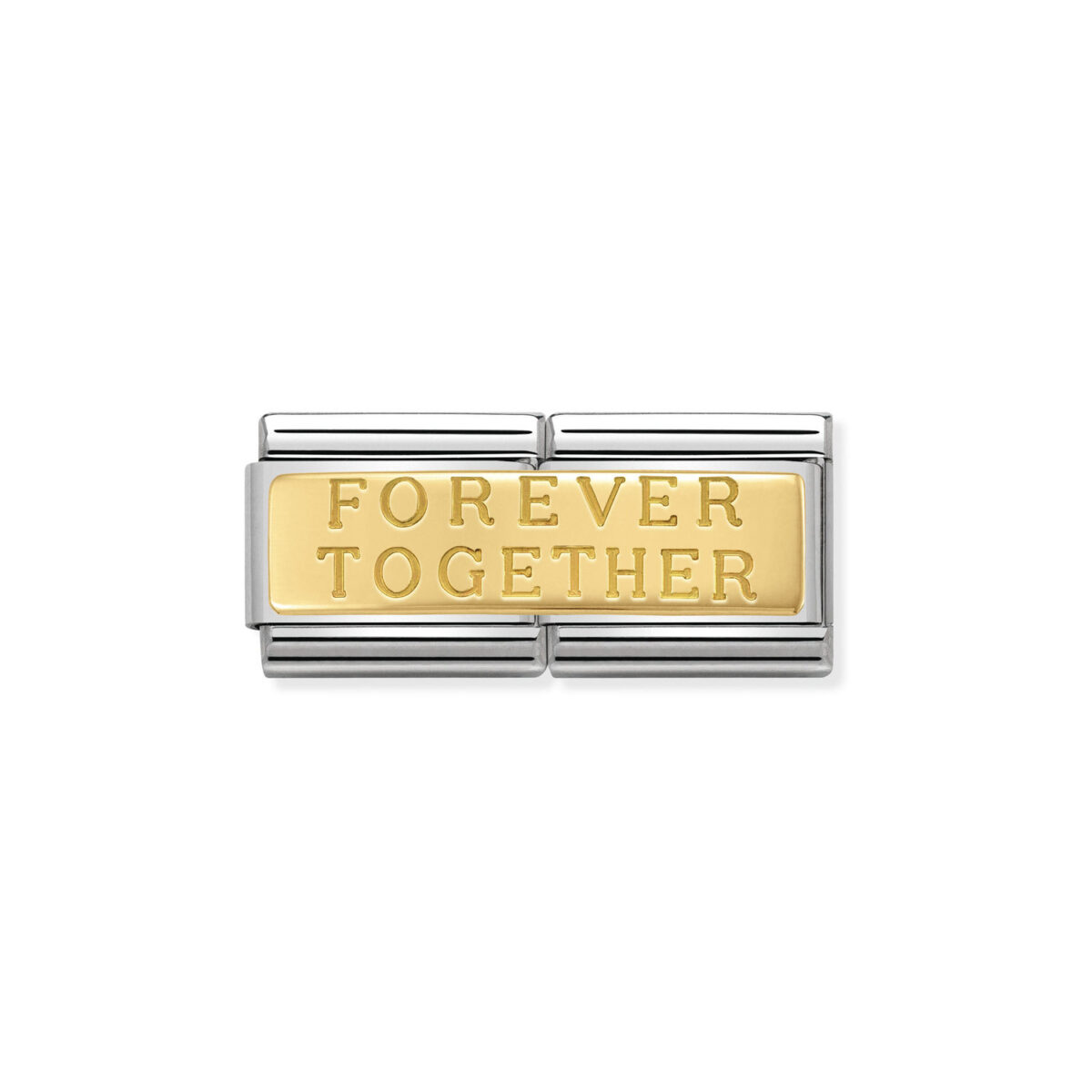 Jewellers - Nomination Composable Classic Link Double Engraved Forever Together