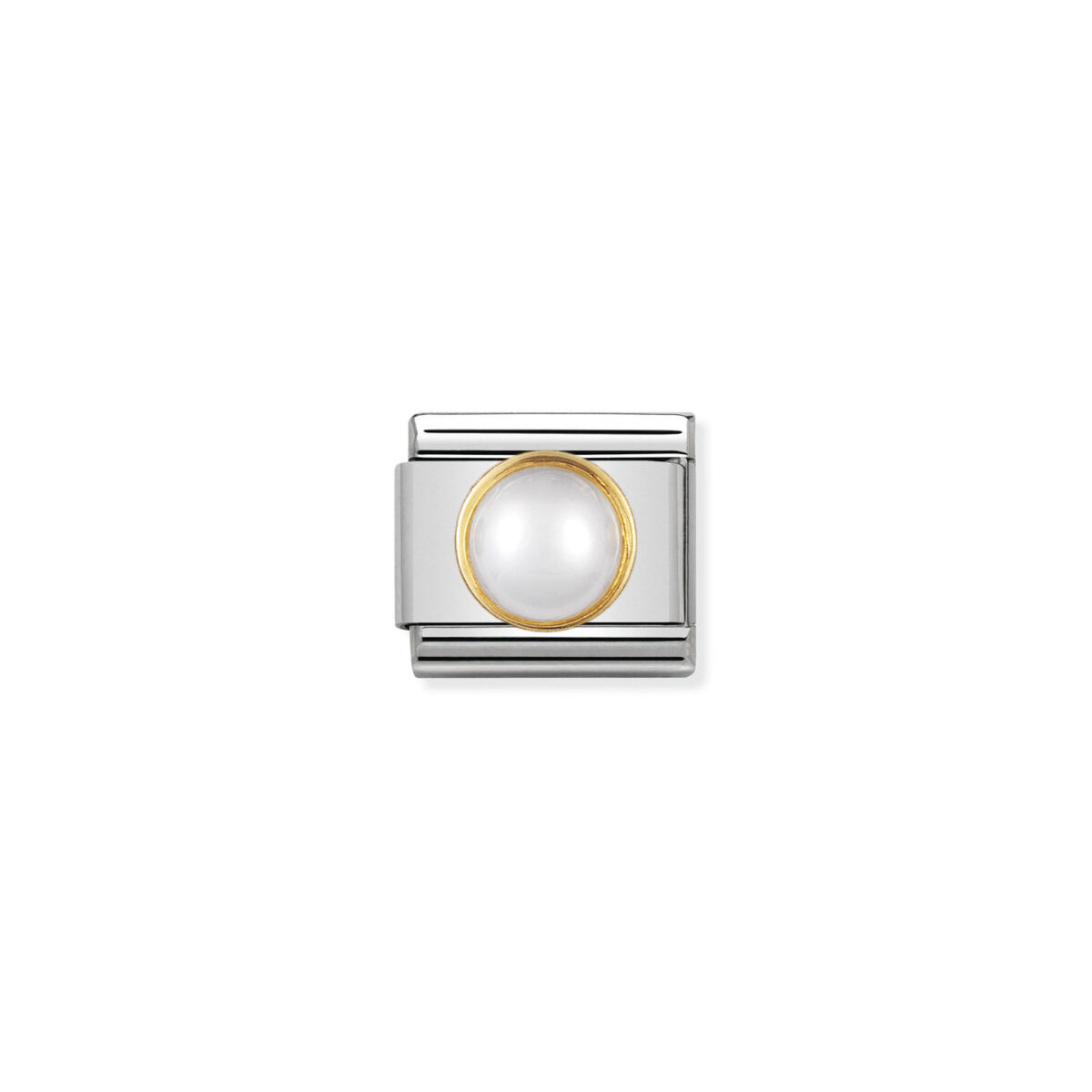 Jewellers - Nomination Composable Classic Link Round White Pearl