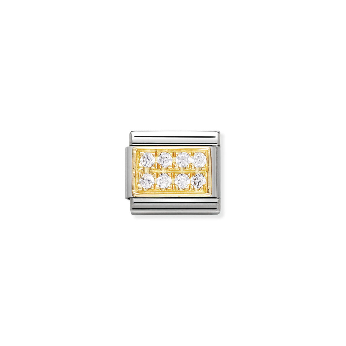Jewellers - Nomination Composable Classic Unisex Link White Pave CZ