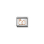 Nomination Composable Classic Unisex Link Marriage Rings