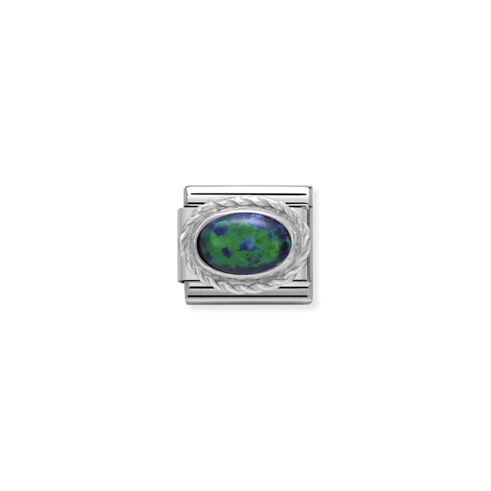 Jewellers - Nomination Composable Classic Link Green Opal