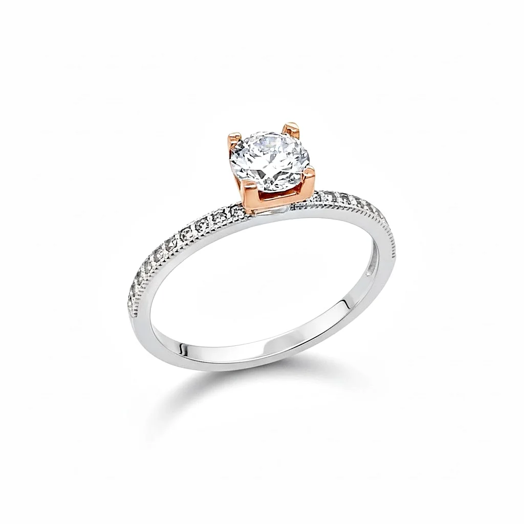 16689_3 Jewellers - Μονόπετρο δακτυλίδι με ζιργκόν