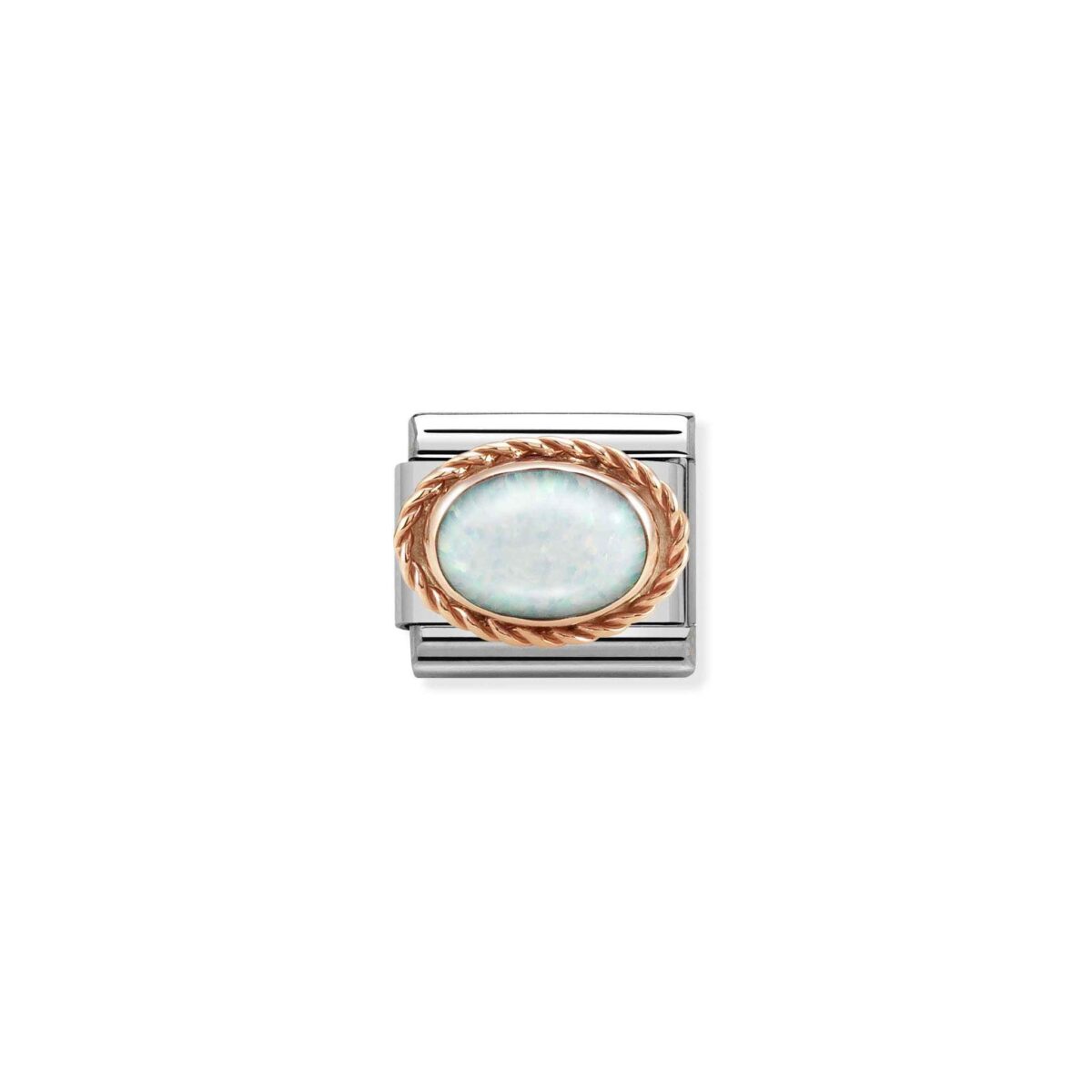 Jewellers - Nomination Composable Classic Unisex Link White Opal