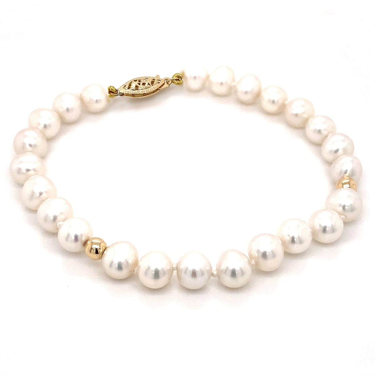 Jewellers - Βραχιόλι με μαργαριτάρια Fresh Water Pearl 6-6.5mm