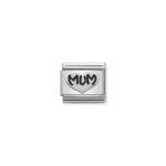 Nomination Composable Classic Unisex Link Silver Mum Heart
