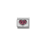 Nomination Composable Classic Unisex Link Heart Fuchsia