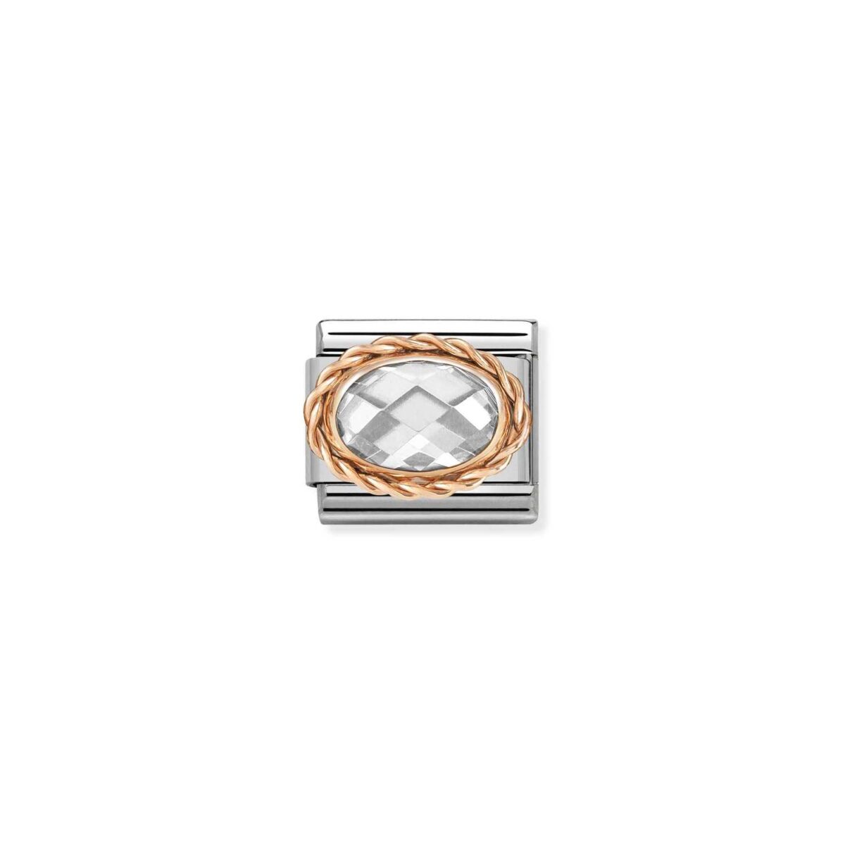 Jewellers - Nomination Composable Classic Unisex Link White CZ