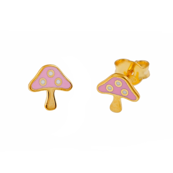 Jewellers - Σκουλαρίκια Παιδικά Μανιτάρι