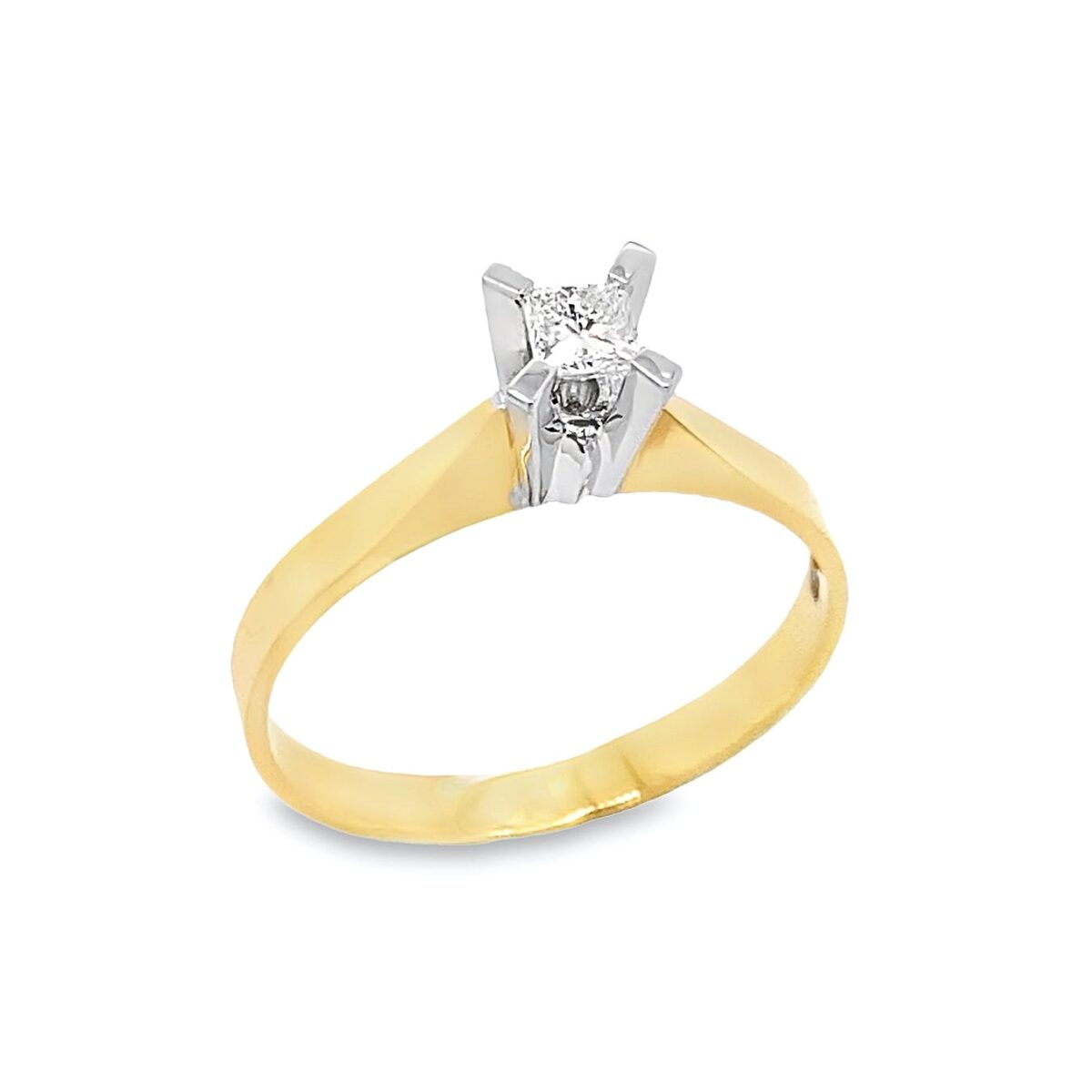 Jewellers - Μονόπετρο δακτυλίδι με διαμάντι Princess