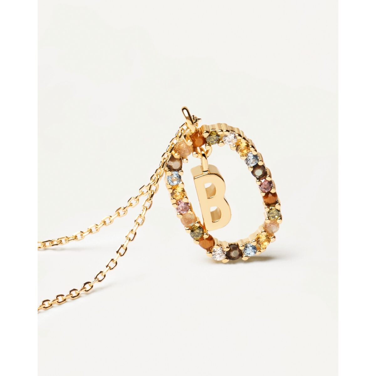 Jewellers - PDPAOLA Γυναικείο Κολιέ Letter B CO01-261-U