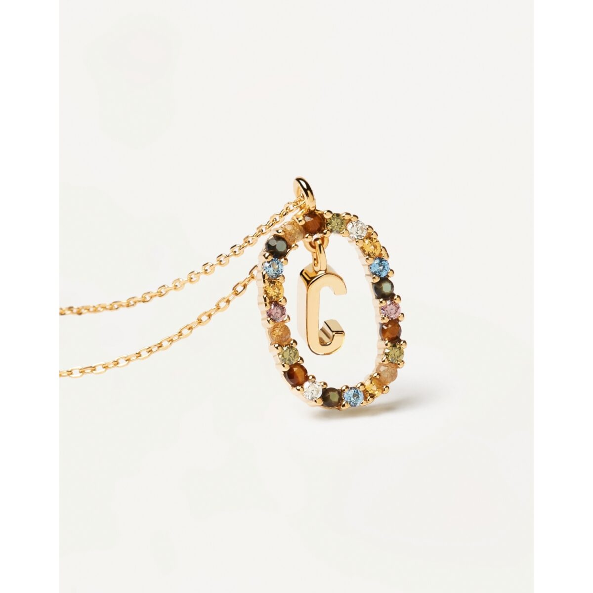 Jewellers - PDPAOLA Γυναικείο Κολιέ Letter C CO01-262-U