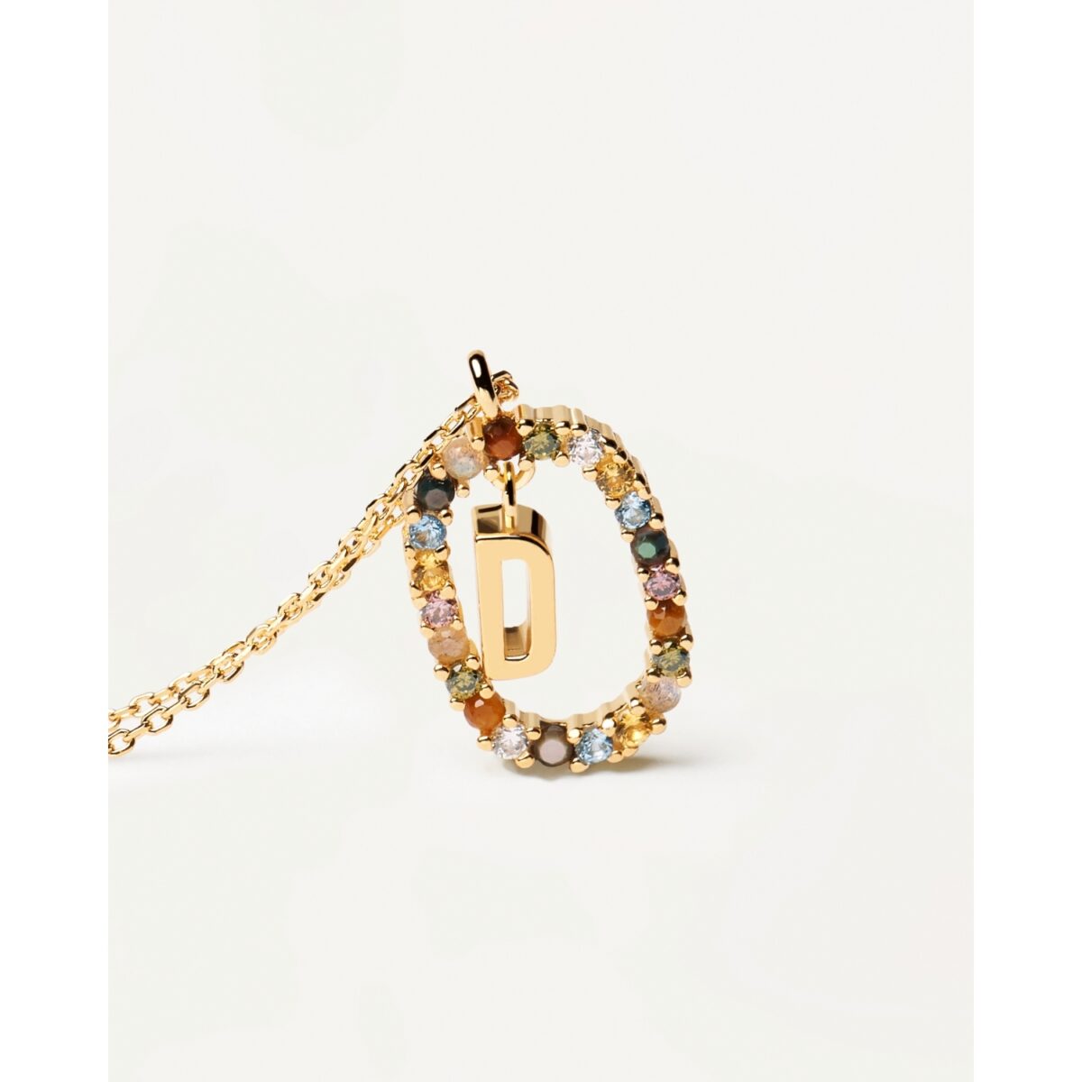 Jewellers - PDPAOLA Γυναικείο Κολιέ Letter D CO01-263-U