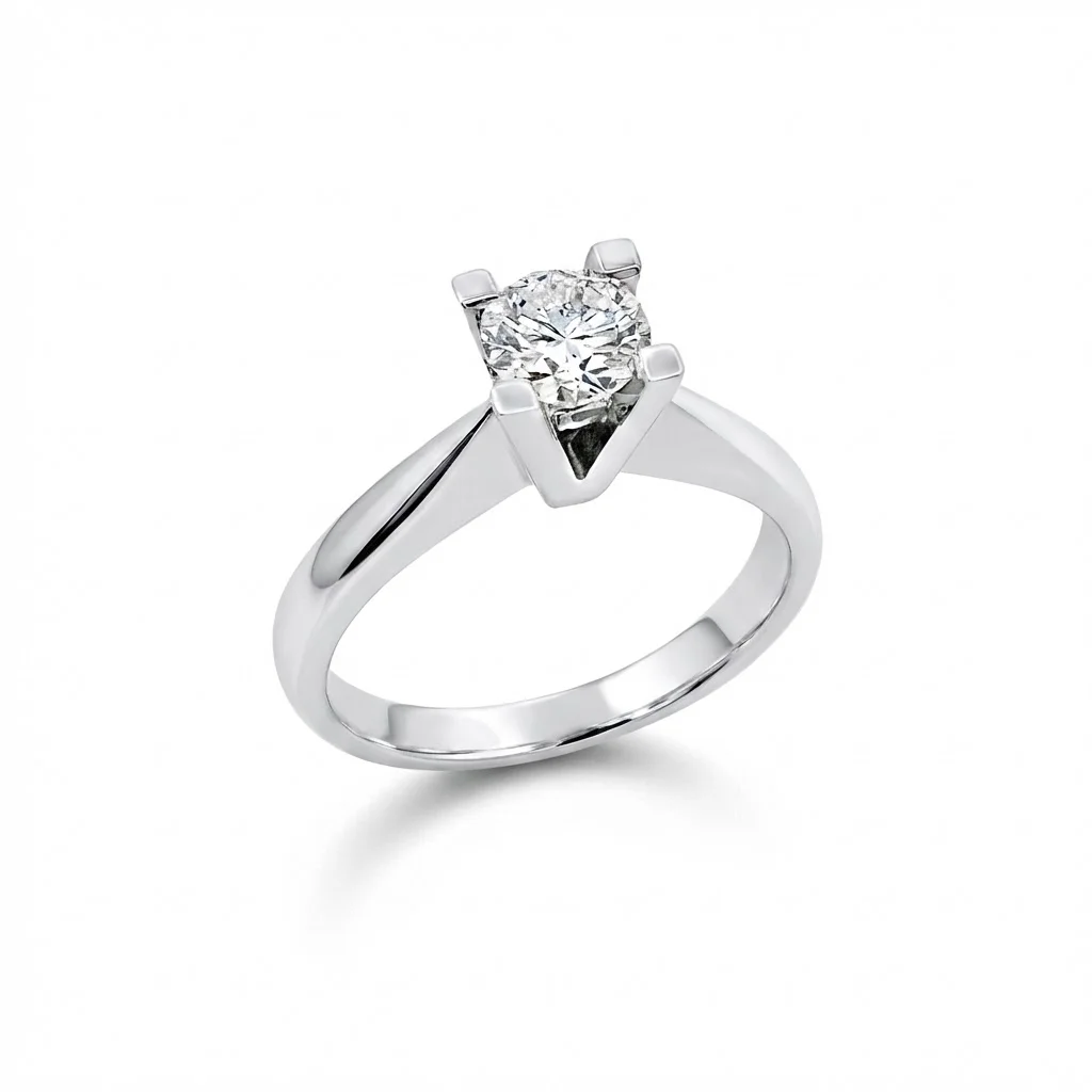 33558_1 Jewellers - Μονόπετρο δακτυλίδι με μπριγιάν