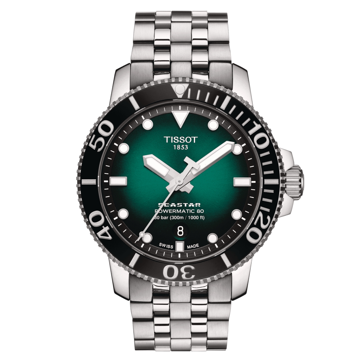 T120.407.11.091.01 Jewellers - TISSOT Seastar 1000 Powermatic 80 T1204071109101