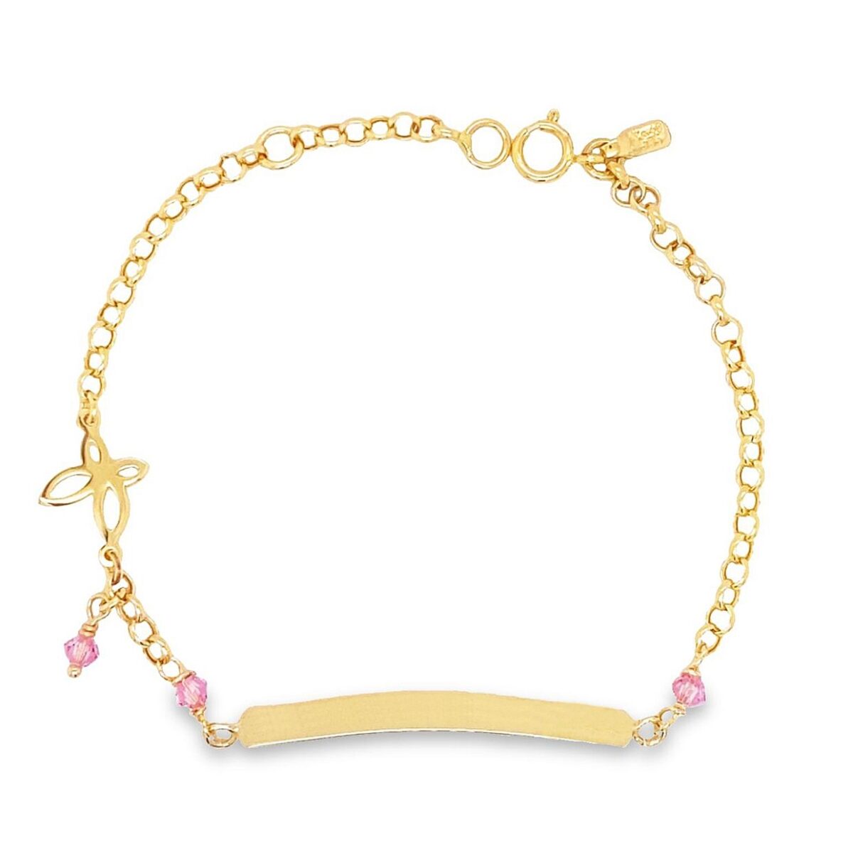 Jewellers - Ταυτότητα με Πεταλούδα και ροζ ζιργκόν