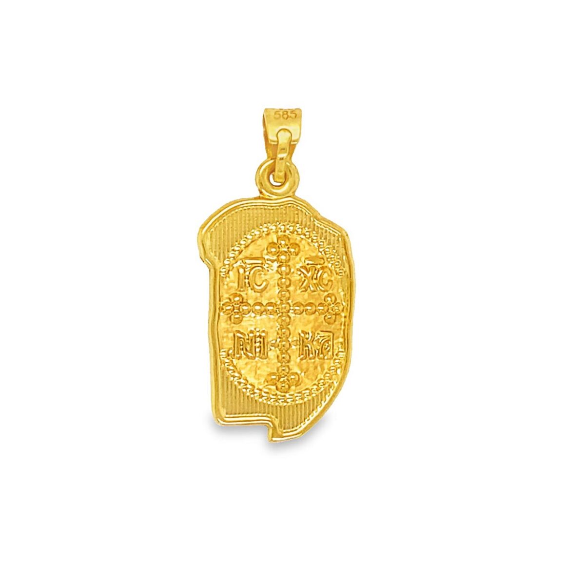 Jewellers - Μενταγιόν Ιησούς Χριστός διπλής όψης με Κωνσταντινάτο