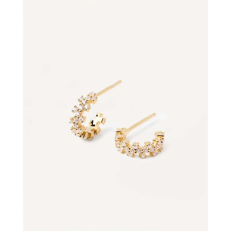 Jewellers - PDPAOLA Γυναικεία Σκουλαρίκια Little Crown Gold AR01-578-U