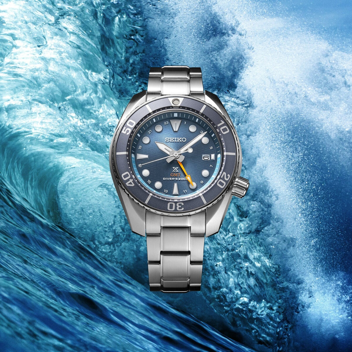 Jewellers - SEIKO Prospex Aqua 'SUMO' Solar GMT Diver Ανδρικό SFK001J1