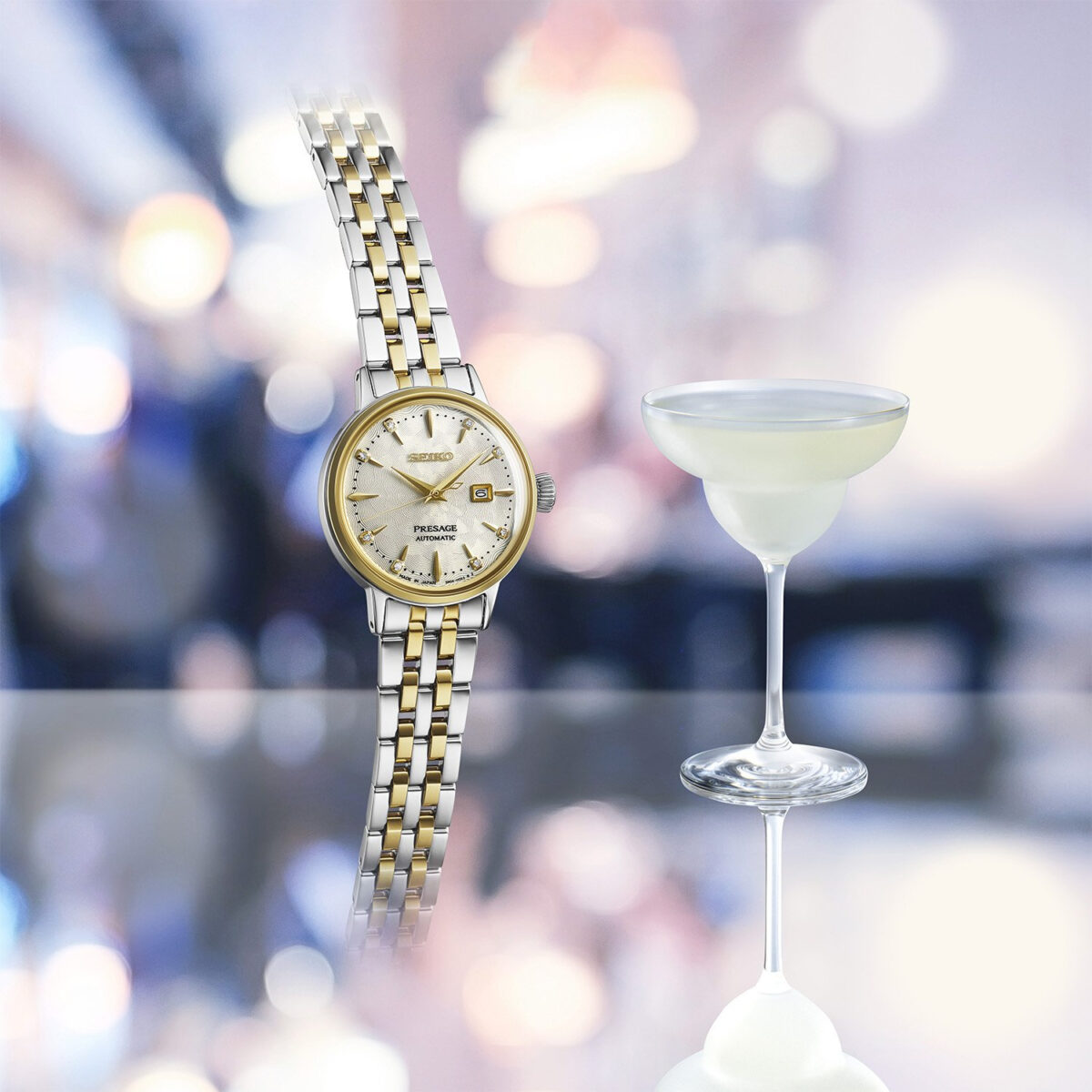 Jewellers - SEIKO Presage Cocktail Time 'White Lady' Automatic Γυναικείο SRE010J1