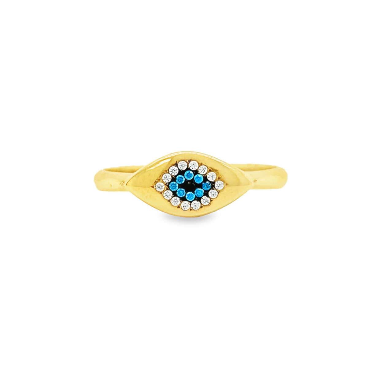 Jewellers - Δακτυλίδι Γυναικείο Μάτι με Ζιργκόν
