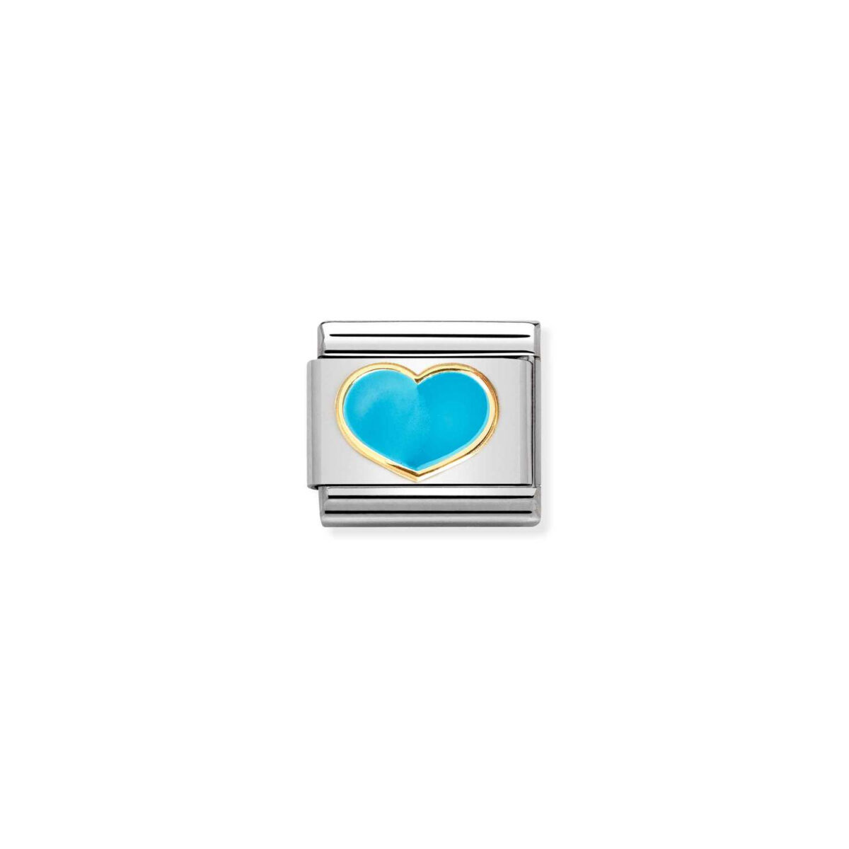 Jewellers - Nomination Composable Classic Link Turquoise Heart