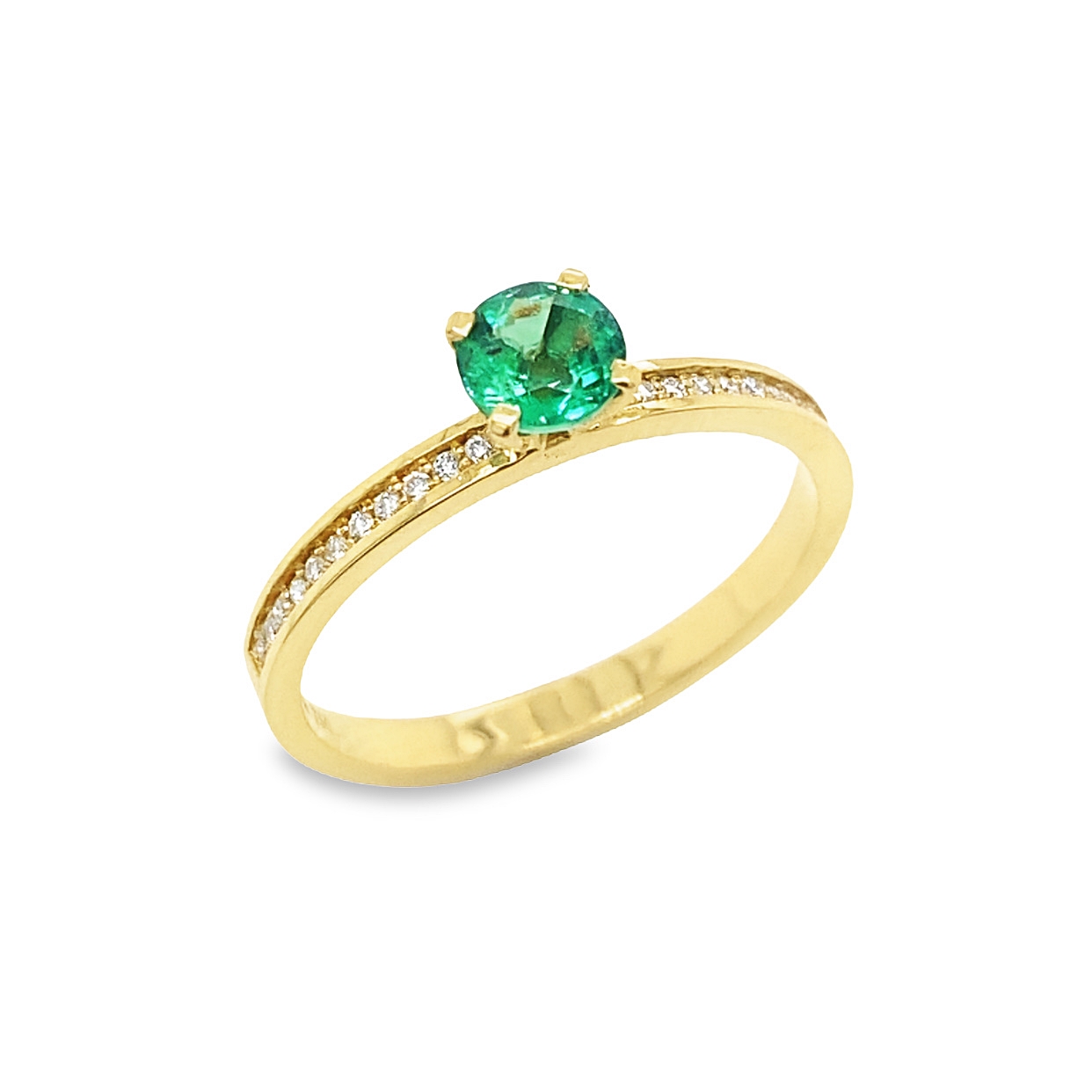 26370_5 Jewellers - Δακτυλίδι με Σμαράγδι και μπριγιάν