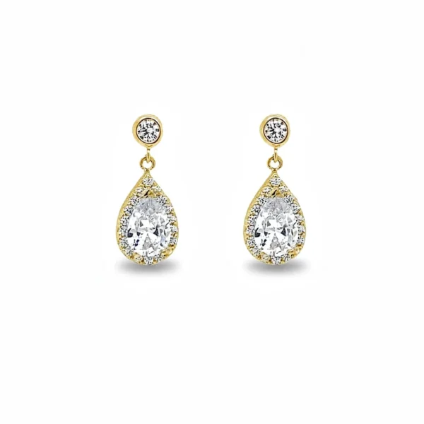 Σκουλαρίκια κρεμαστά με ζιργκόν