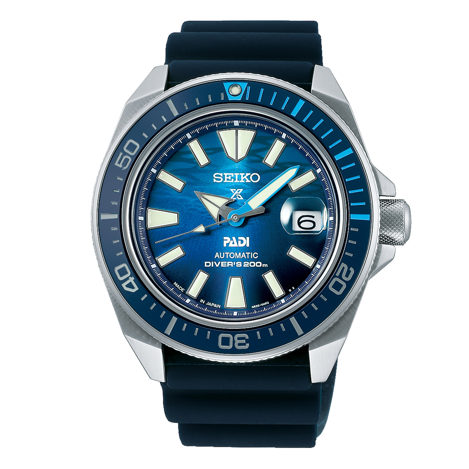 SRPJ93K1_main Jewellers - SEIKO Prospex 'Great Blue' Samurai Scuba PADI Special Edition Automatic Ανδρικό SRPJ93K1