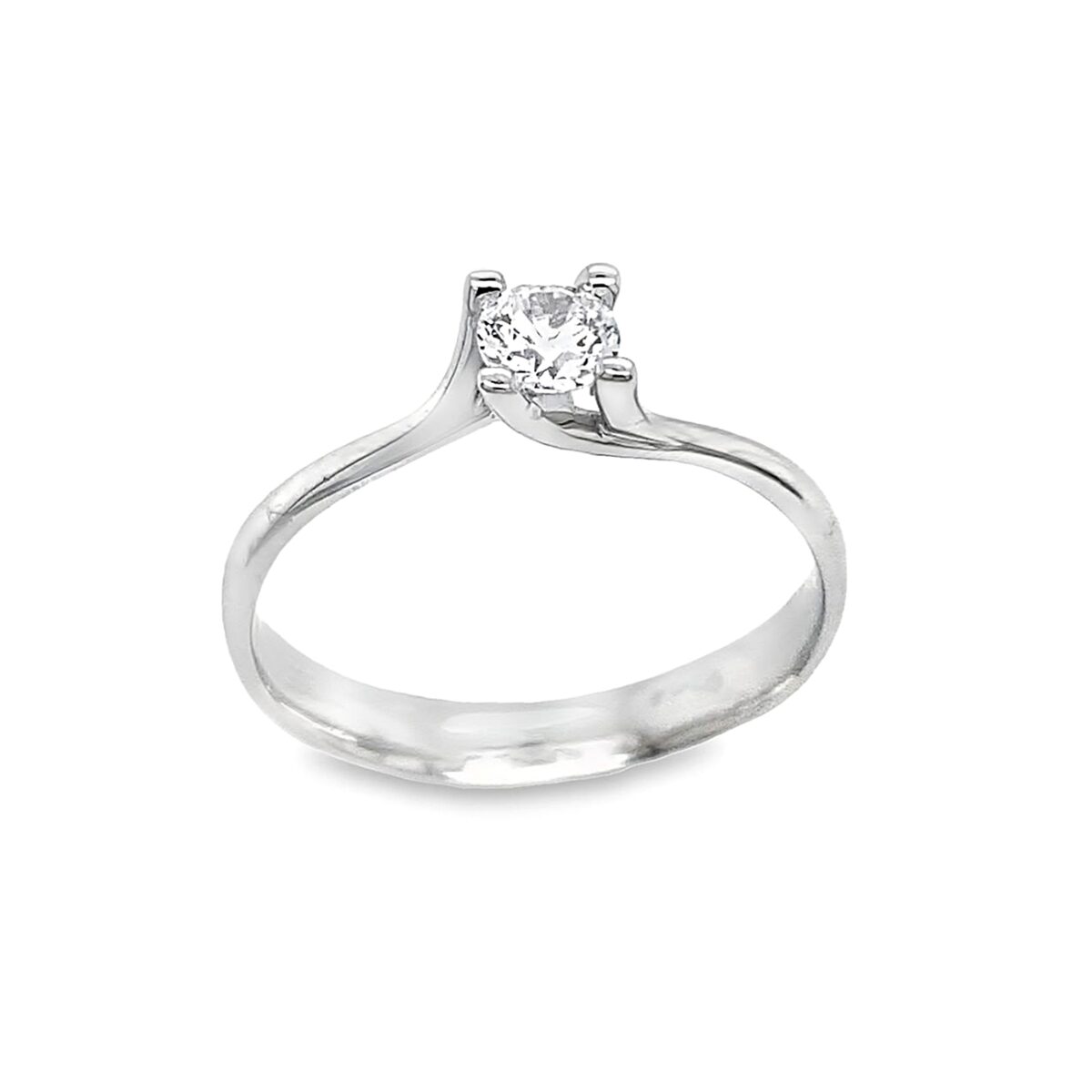 Jewellers - Μονόπετρο δακτυλίδι με ζιργκόν