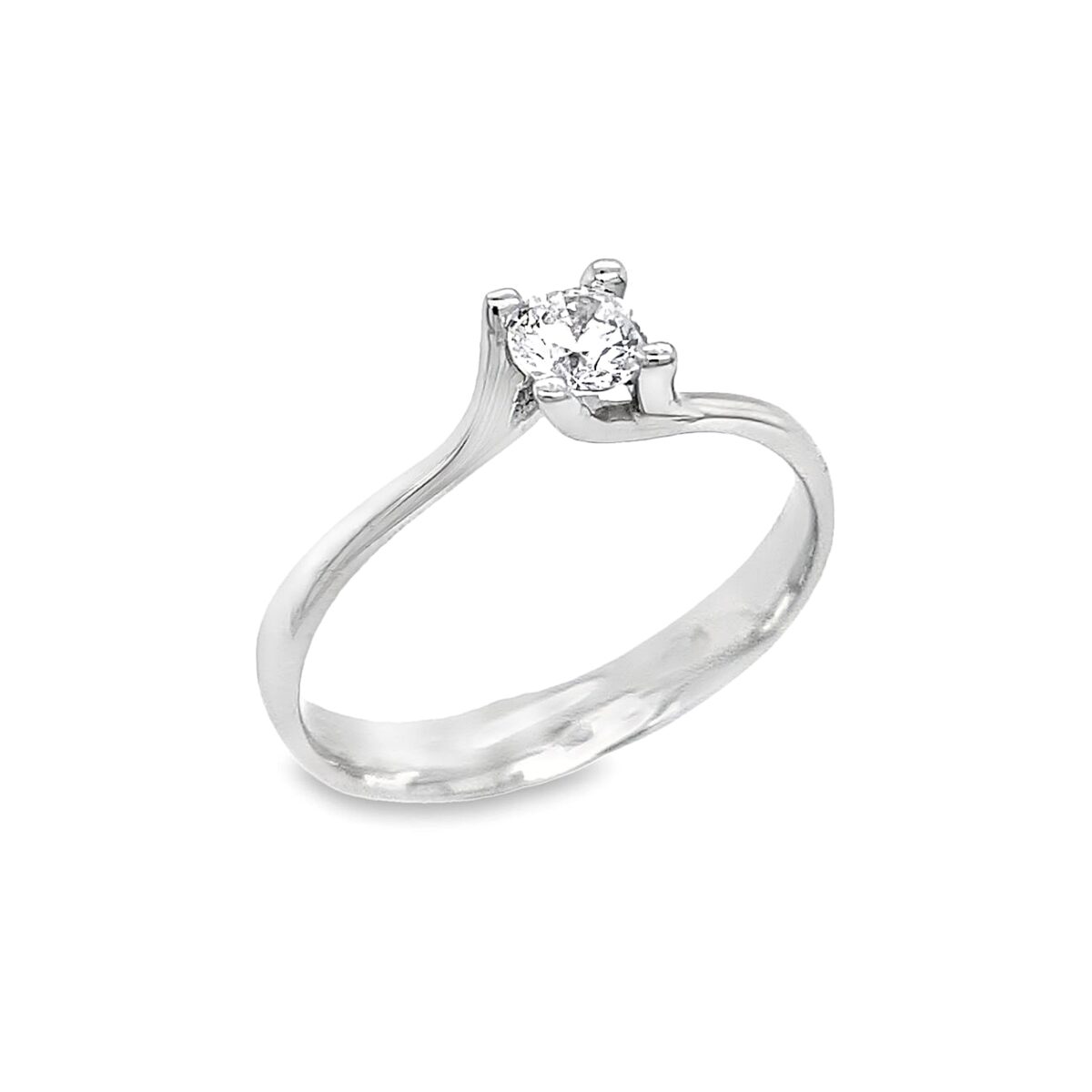 Jewellers - Μονόπετρο δακτυλίδι με ζιργκόν