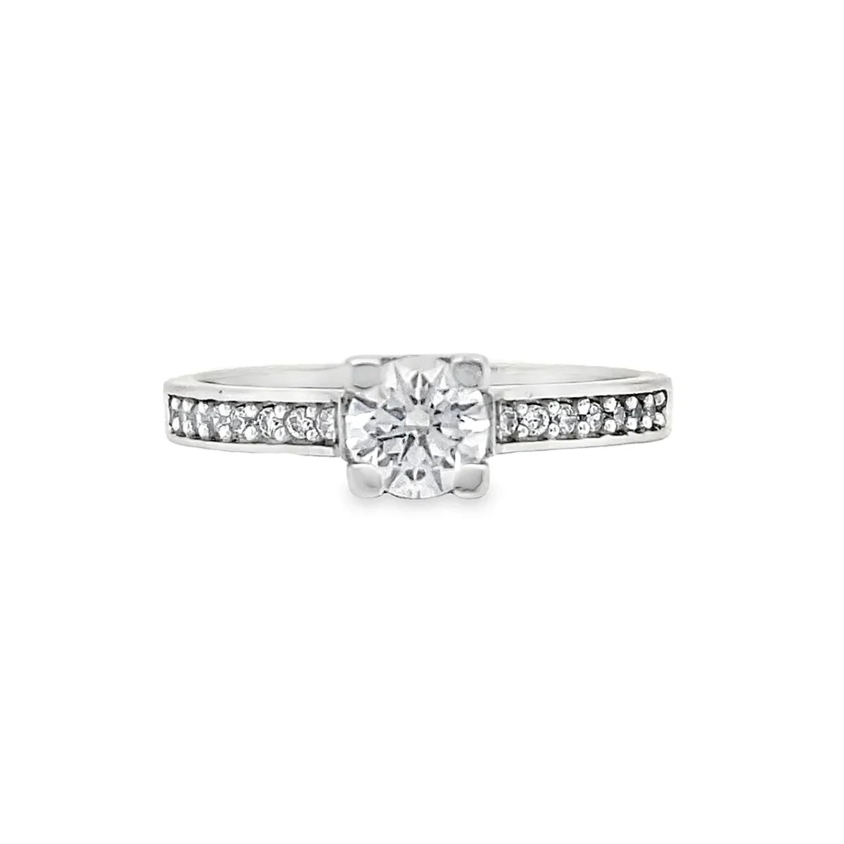 Jewellers - Μονόπετρο δακτυλίδι με ζιργκόν