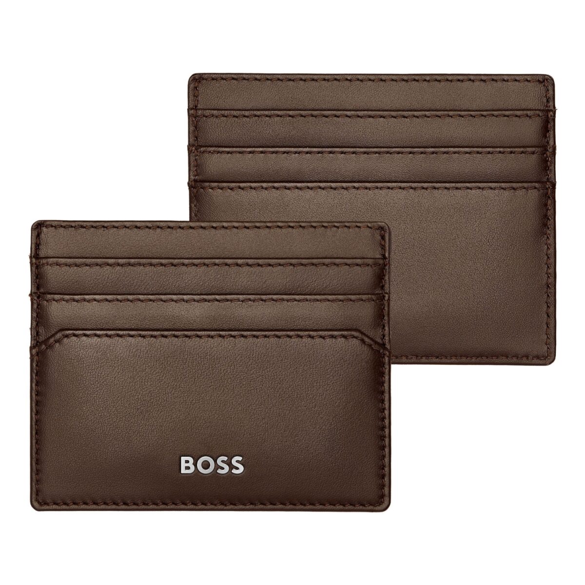 Jewellers - HUGO BOSS Καρτοθήκη Classic Smooth Brown HLC403Y