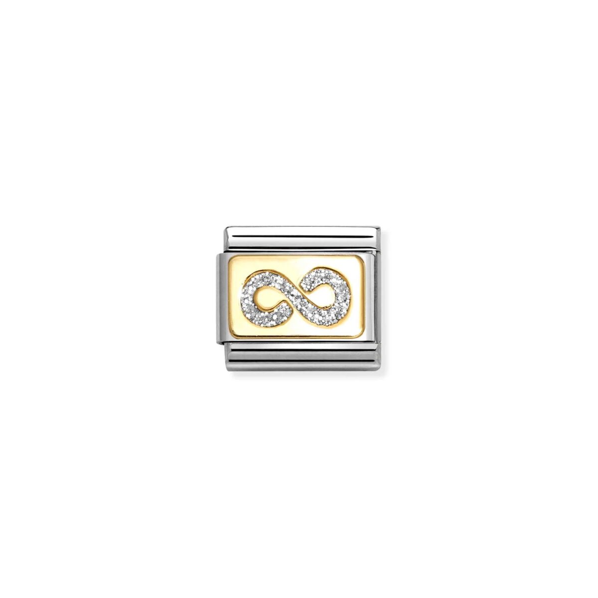 Jewellers - Nomination Composable Classic Unisex Link Siver Glitter Infinity
