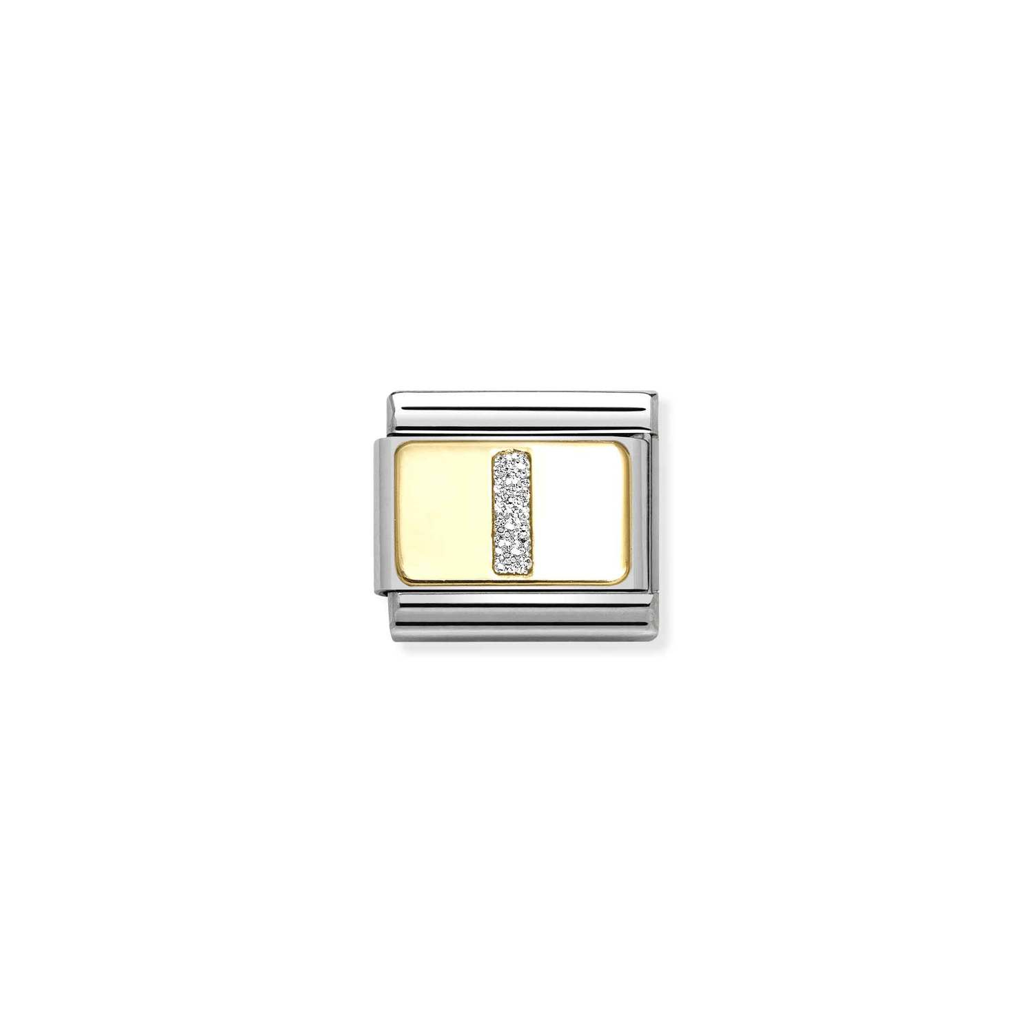 030291-09 Nomination Composable Classic Unisex Link Silver Glitter I - Image 1